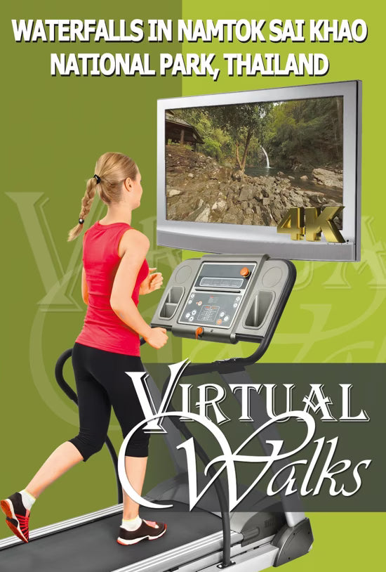 Virtual Walk - Waterfalls in Namtok Sai Khao National Park - Thailand