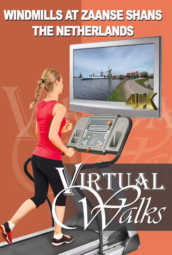 Virtual Walk - Windmills at Zaanse Shans - The Netherlands