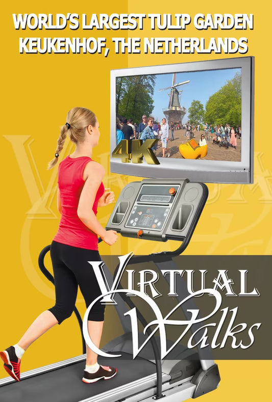 Virtual Walks - World's Largest Tulip Garden - Keukenhof - The Netherlands