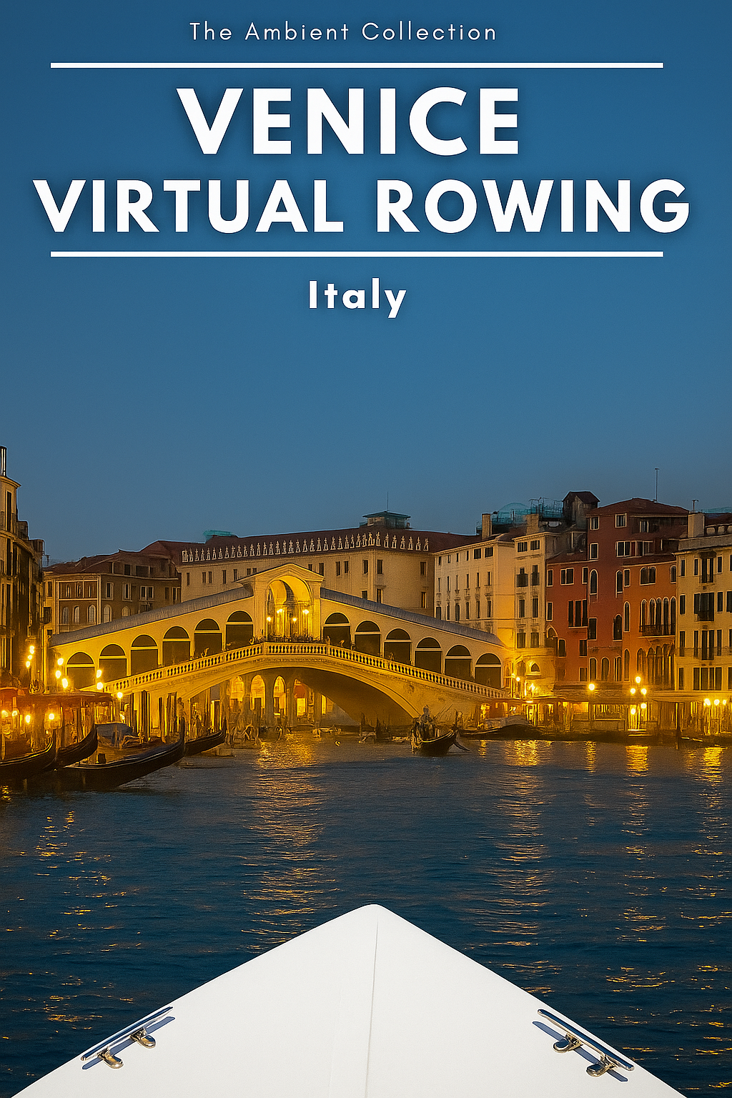 Virtual Rowing - Venice Sunset - Italy