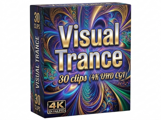 Creator Pack - 30 single clips of Visual Trance (4K UHD)
