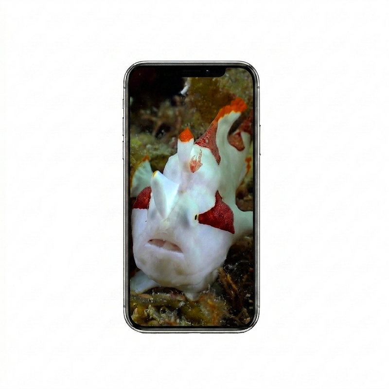 Vertical Creator Pack - 10 single clips of Warty Frogfish (4K UHD)