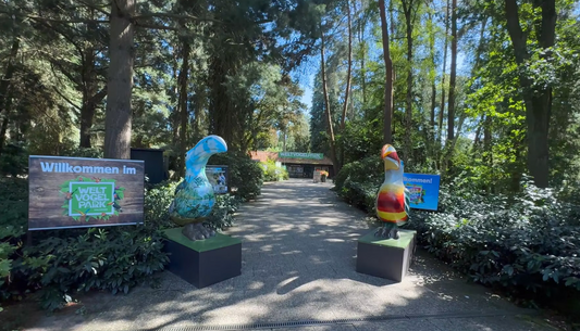 Virtual Walk - Weltvogelpark Walsrode - Europe Largest Bird Park, Lower Saxony, Germany