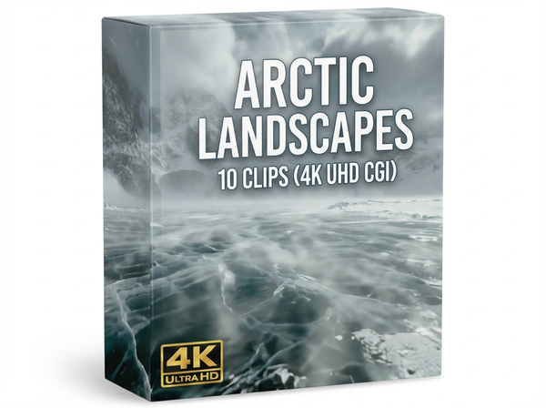 Creator Pack - 10 single clips of Arctic Landscapes (4K UHD)