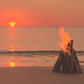 Campfire by the Beach