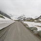 Virtual Snow Walks in Switzerland and Alpine Mountain Pass with Falling Snow
