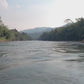 Virtual Rowing - Sai Yok Waterfalls with Limestone Rock Formations in Thailand with 3D Binaural and Local Nature Sounds