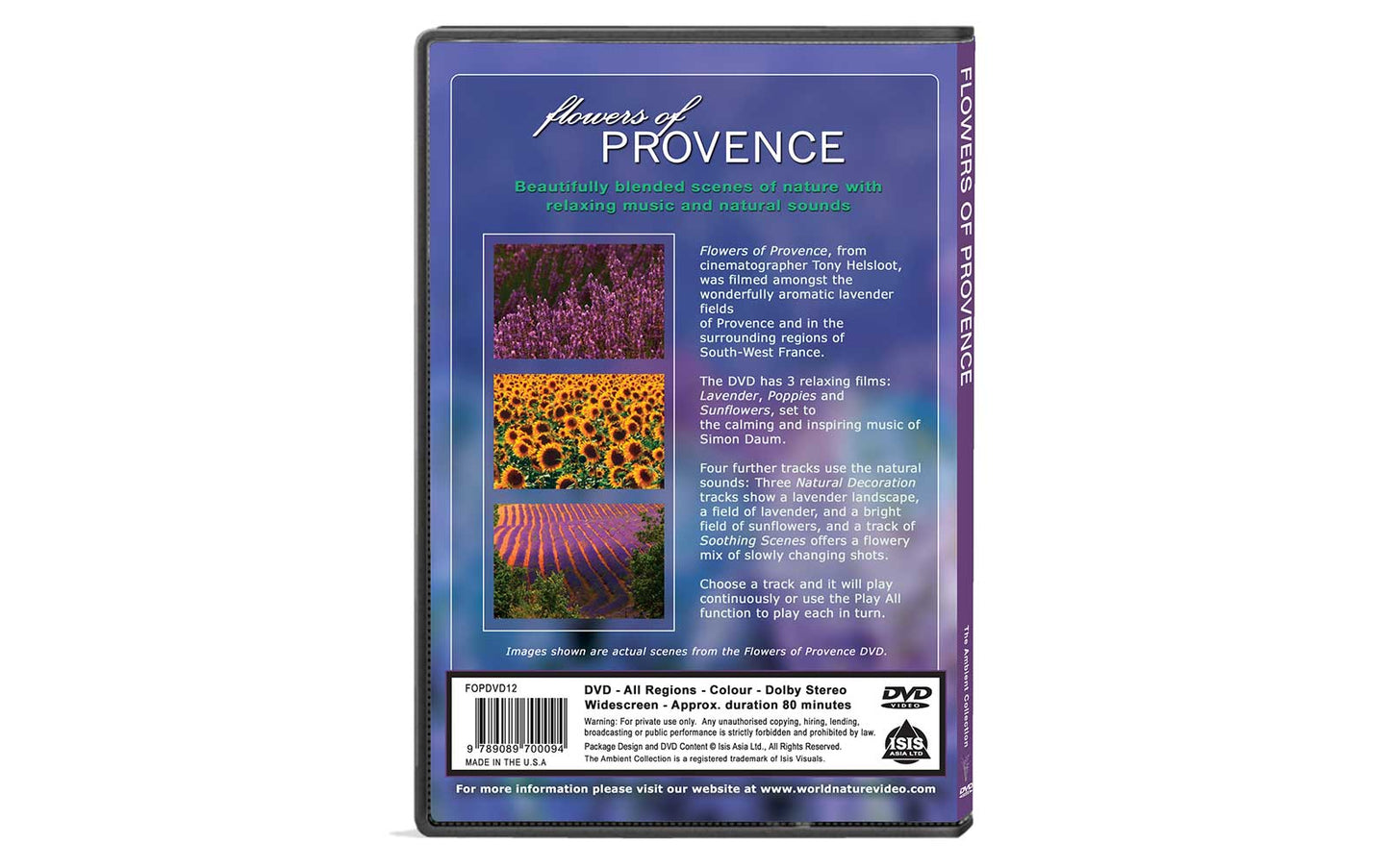 Flowers of Provence Dvd