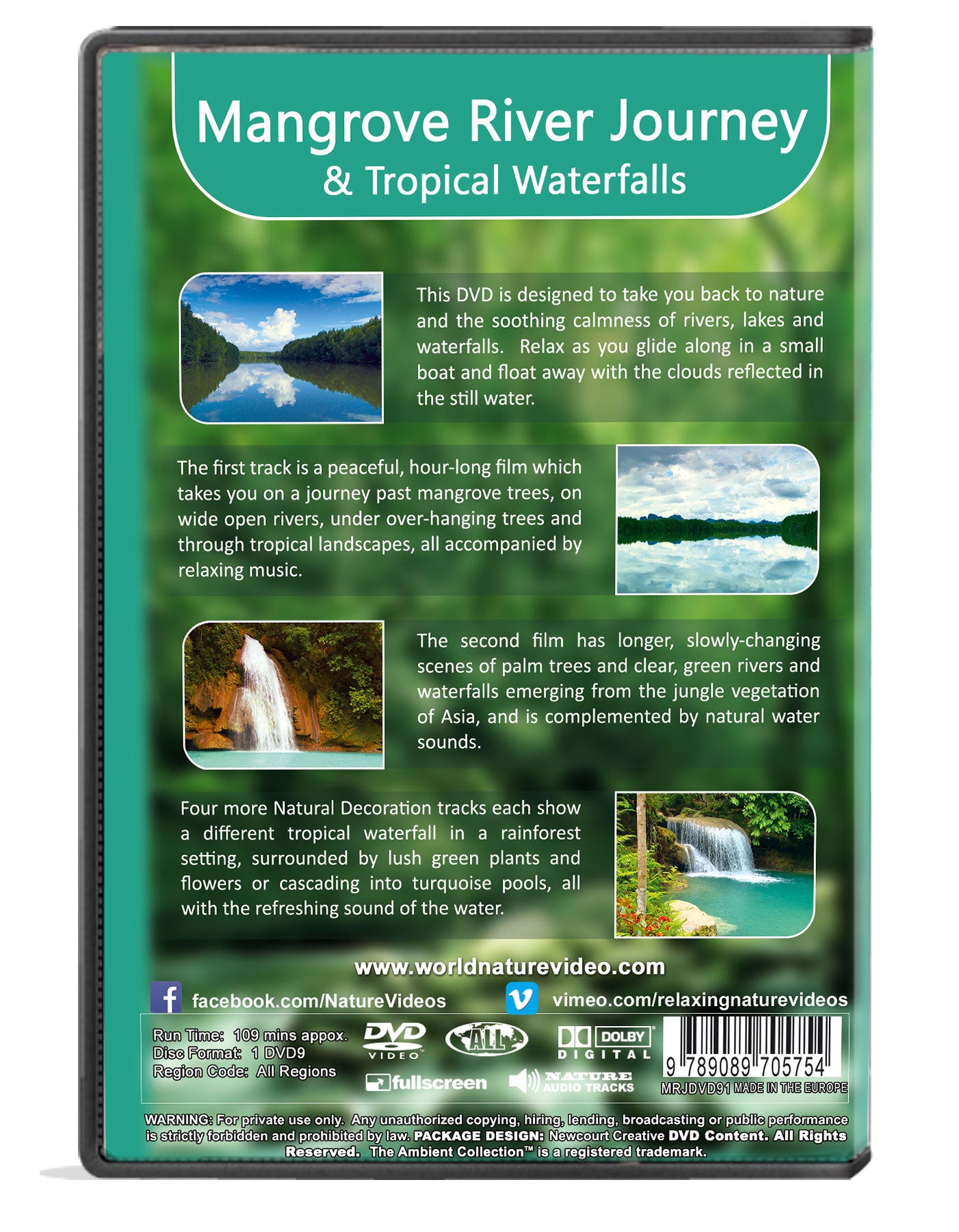 Mangrove River Journey & Tropical Waterfalls Dvd