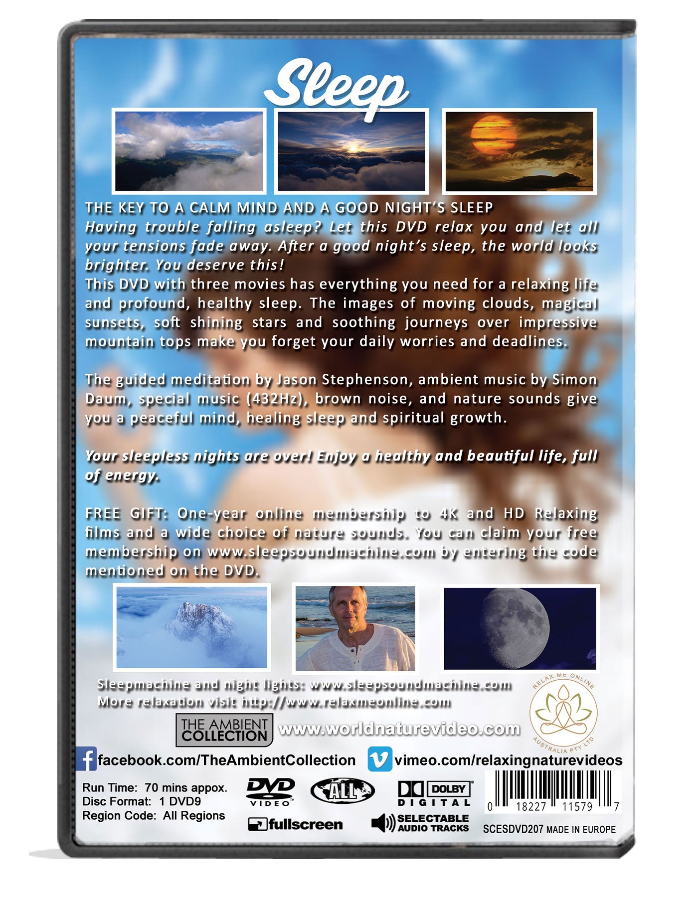 Sleep Couds for Easy Sleeping Dvd