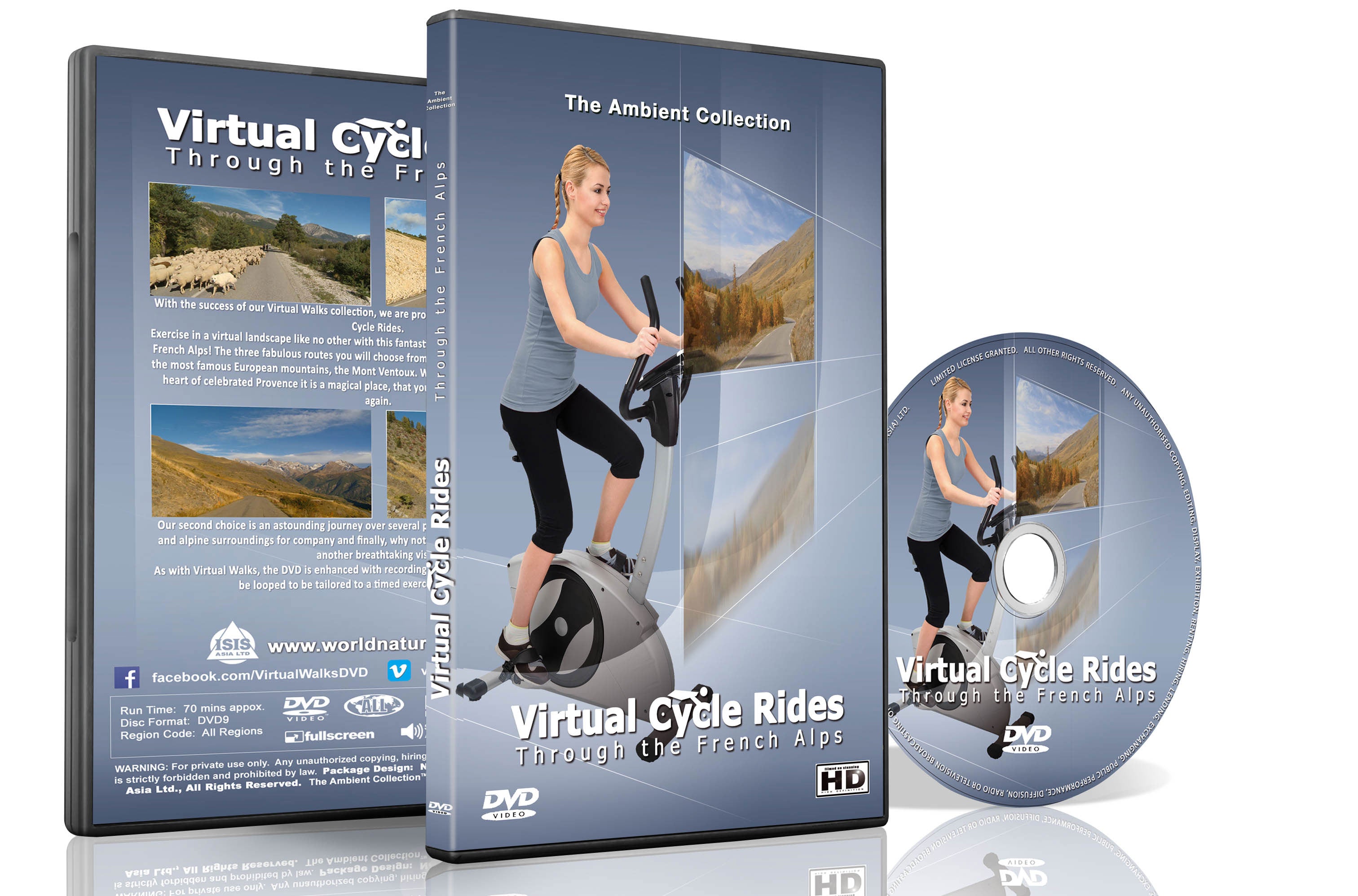 Cyile Ries Virtual Cycle Rides - Through the French Alps – World Nature Video