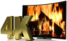 4K | Fireplace 4K in Ultra HD